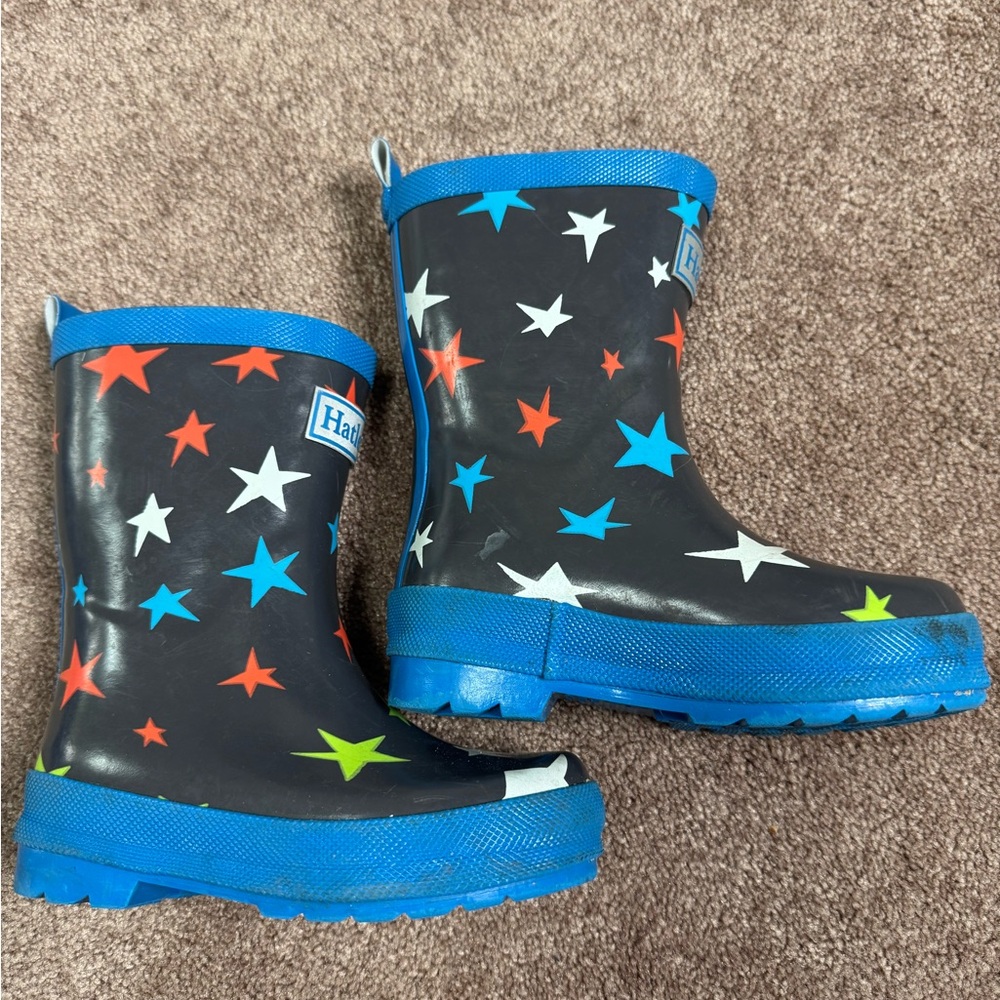 Hatley Star Rain Boots 9 toddler